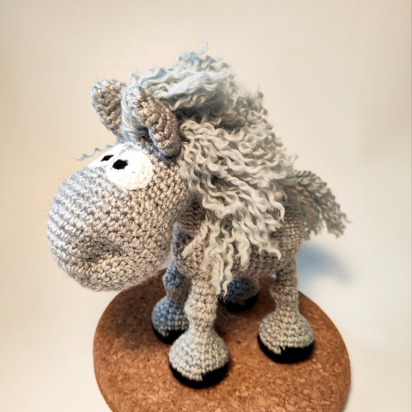 Cheval Crohet jouet amigurumi pour jeux