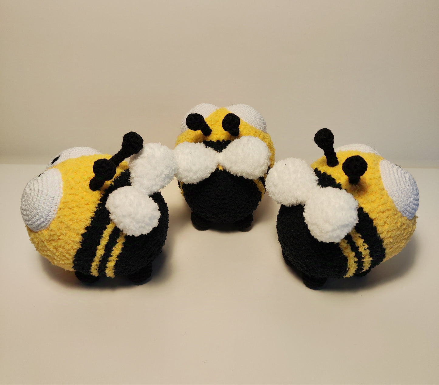 Handmade Fluffy Bumblebee