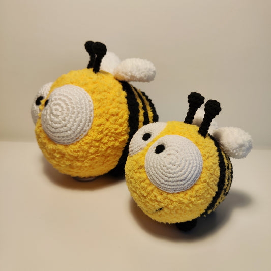 Handmade Fluffy Bumblebee