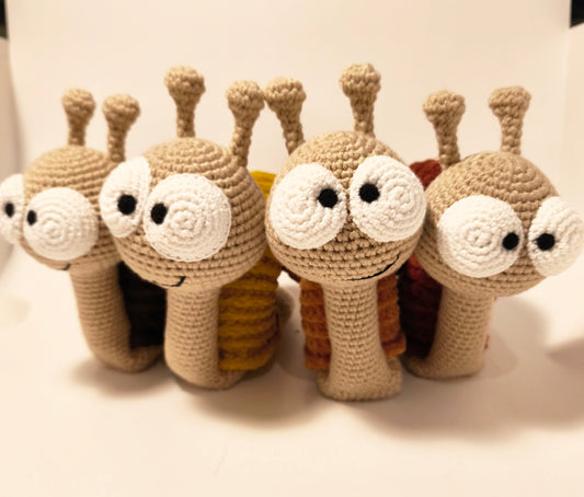 Schnecke Handgemachtes Amigurumi Gehäkeltes Spielzeug für Spiele